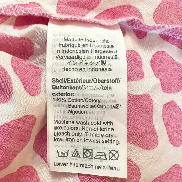 2/$15 J. Crew Cotton Sleep Shorts Pink White Drawstring Lightweight Size XS - Picture 6 of 8